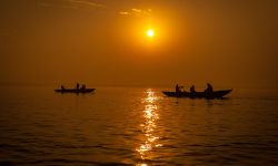 Sunrise and boating in Varanasi